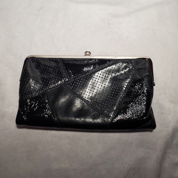 Hobo Lauren Clutch Wallet Multi Patch Leather - Picture 3 of 13